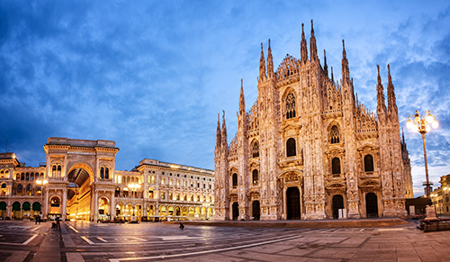 Blick auf den Dom in Mailand